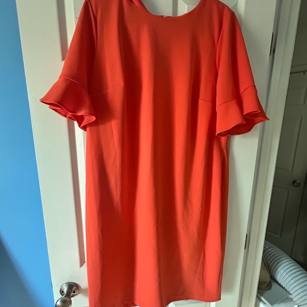 Calvin Klein Bold Orange Dress